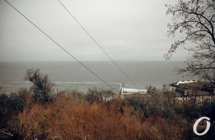 Дача Ковалевского ноябрь осень море