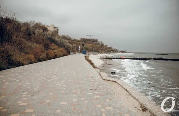 Дача Ковалевского ноябрь осень море