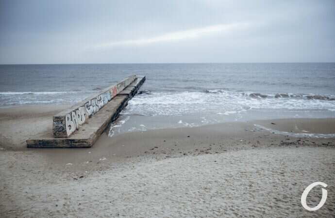 Дача Ковалевского ноябрь осень море