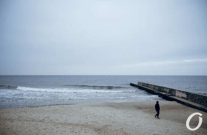 Дача Ковалевского ноябрь осень море