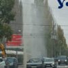 В Одессе на Черемушках бил “самый высокий фонтан” (видео)
