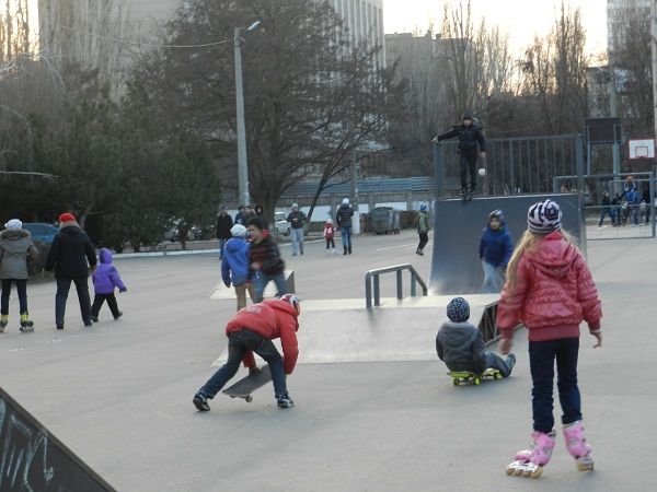 На Котовского построили скейт-парк: часть денег украли
