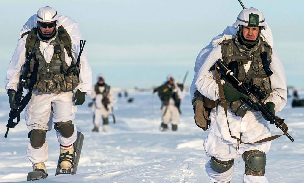 Американские военные в Арктике. 