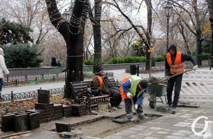 Приморский бульвар, декабрь2