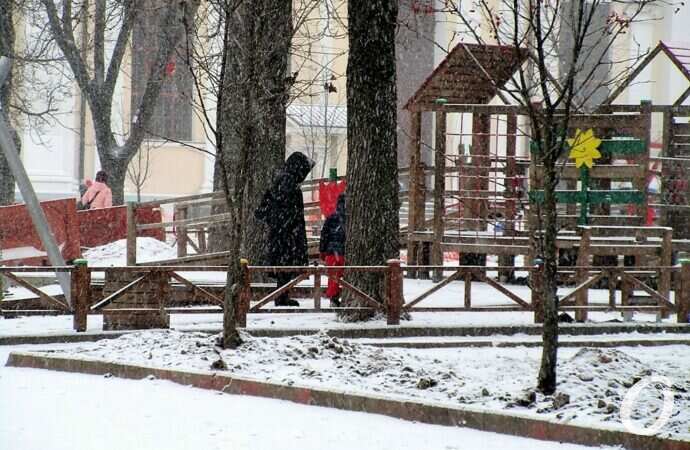 Снег в Одессе 24 декабря11