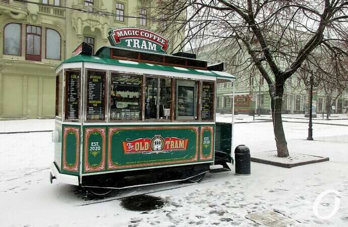 Снег в Одессе 24 декабря16