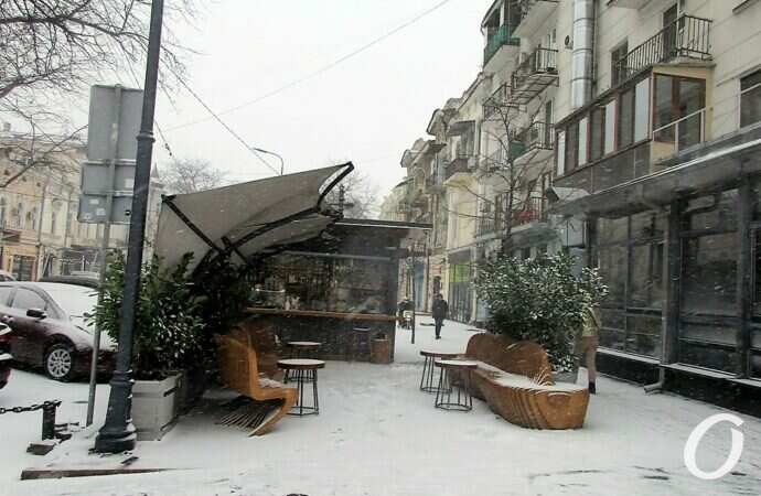 Снег в Одессе 24 декабря18