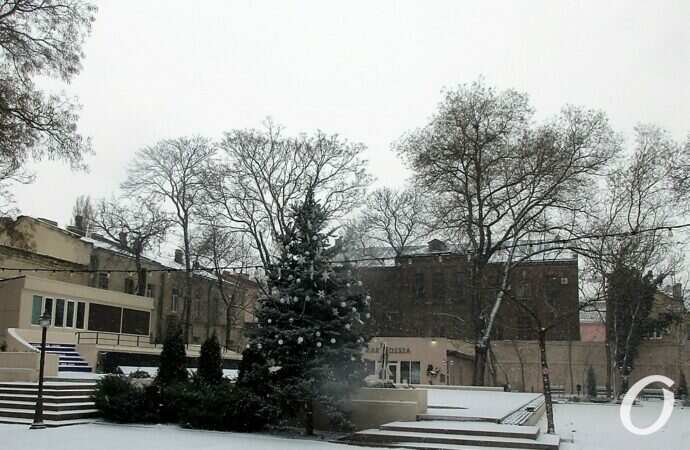 Снег в Одессе 24 декабря28
