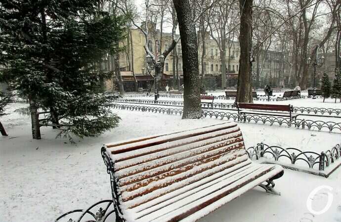 Снег в Одессе 24 декабря32