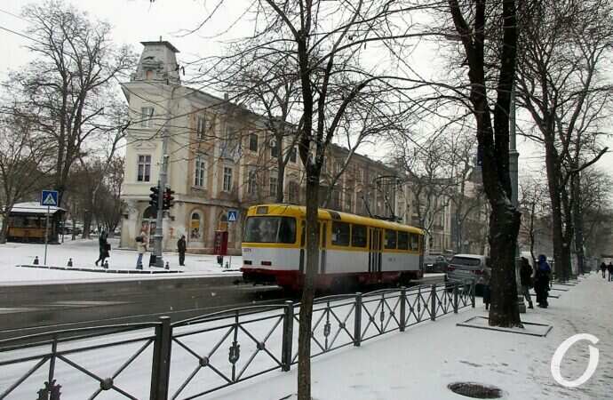 Снег в Одессе 24 декабря36