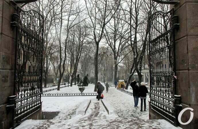 Снег в Одессе 24 декабря37