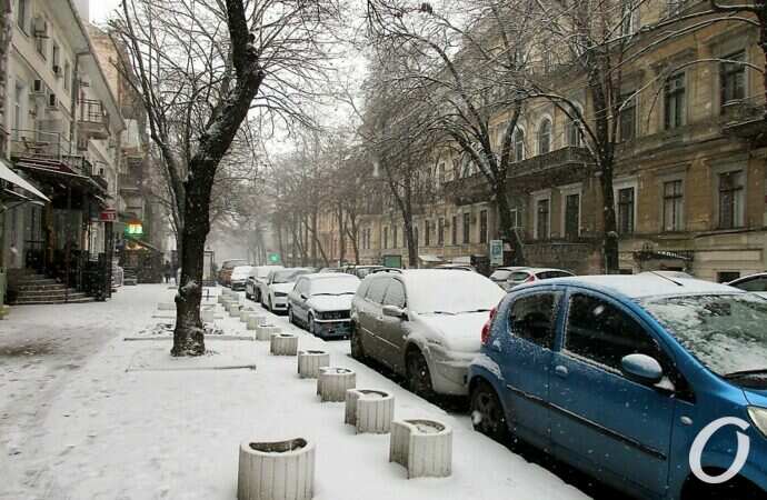 Снег в Одессе 24 декабря7