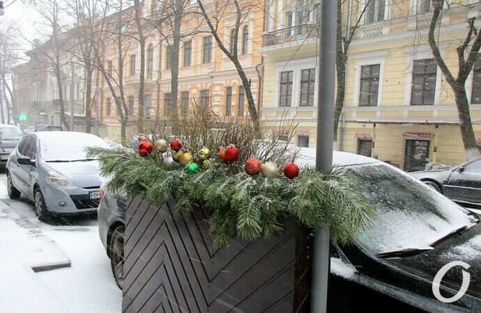 Снег в Одессе 24 декабря8
