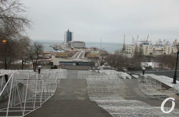 Одесса предновогодняя, водопад3