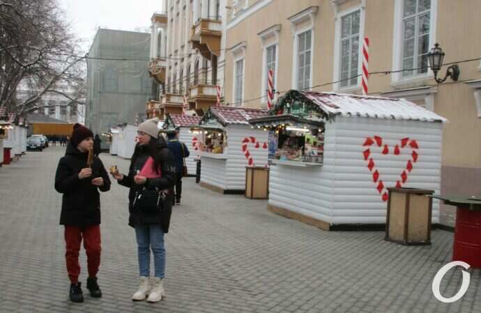 Одесса предновогодняя, ярмарка