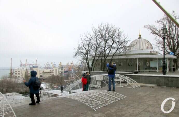 Одесса предновогодняя, Потемкинская лестница