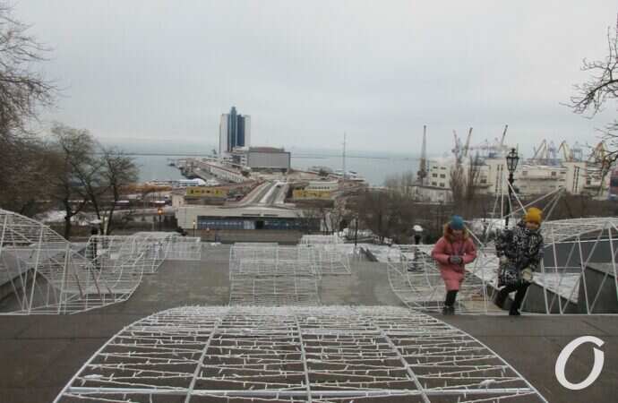 Одесса предновогодняя, водопад2