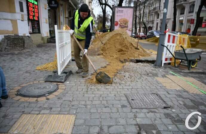 Прокладка кабеля на Екатерининской