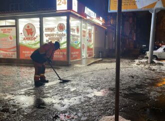 Власти Одессы грозятся штрафовать магазины и ОСМД, которые не убирают снег и лед