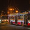 В Одессе прошел праздничный парад троллейбусов, украшенных иллюминацией (фото и видео)