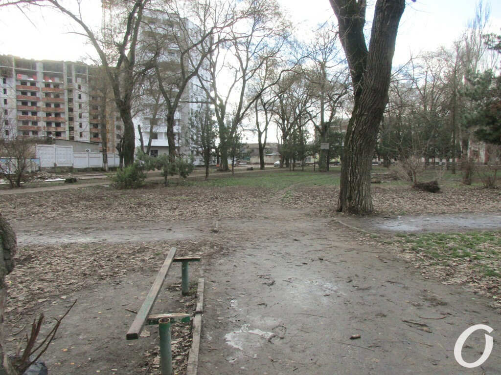 Собачий сквер в Одессе