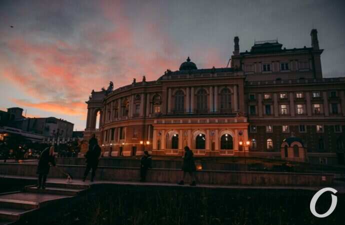 Закат в центре Одессы4