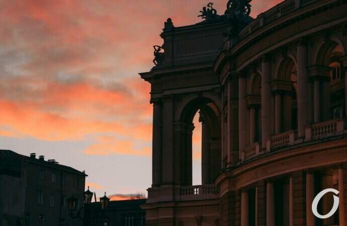 Закат в центре Одессы3