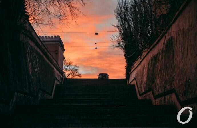 Закат в центре Одессы10