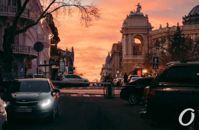 Закат в центре Одессы8