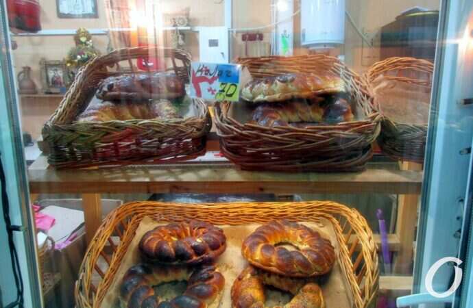 Одесса перед Рождеством, витрина