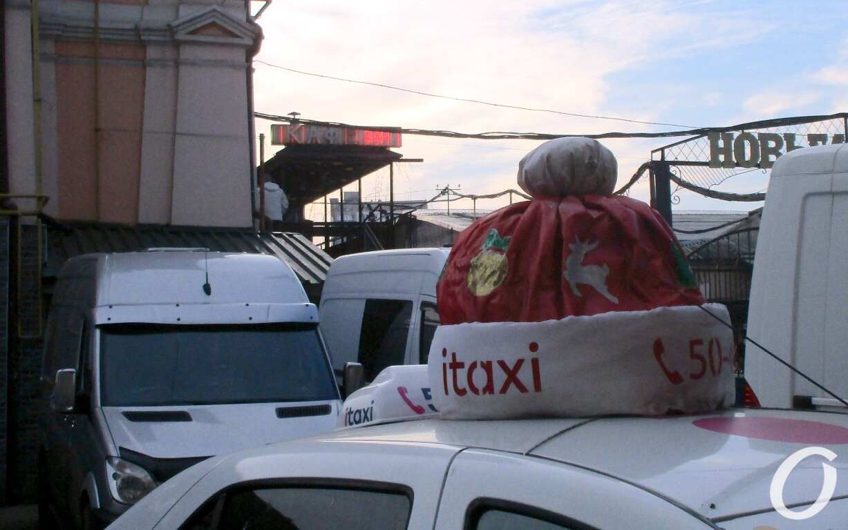 Одесса перед Рождеством, такси