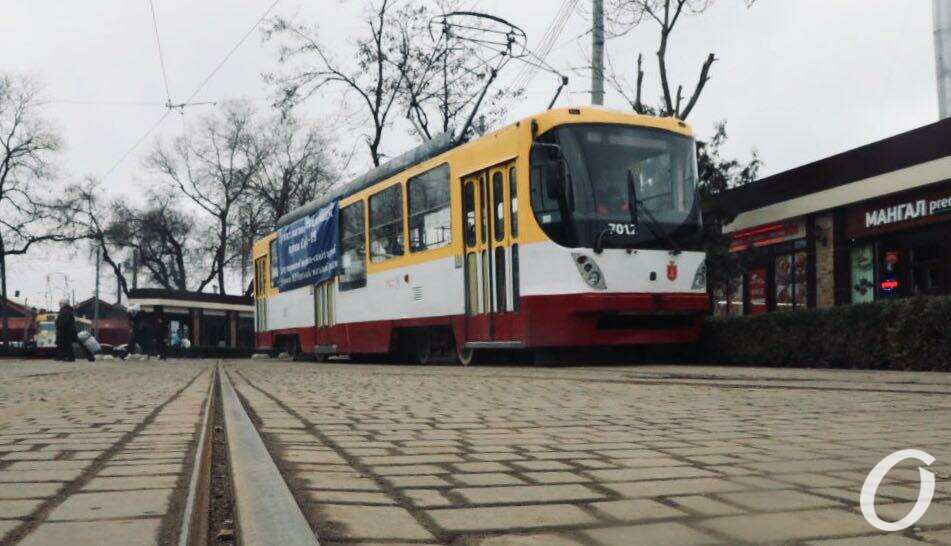 Одесский вакцинальный трамвай2