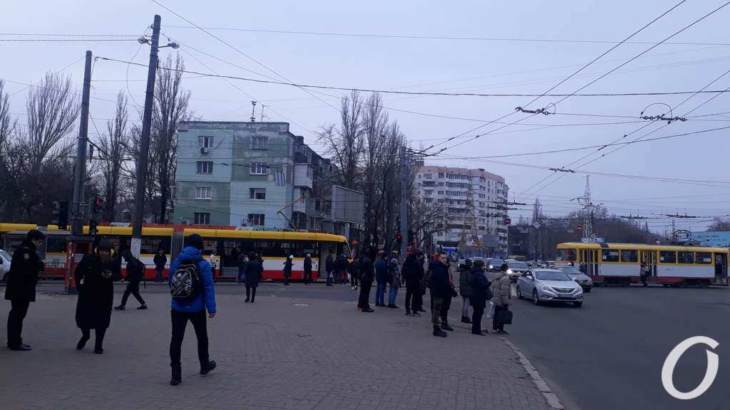 В Одесі стали трамваї3