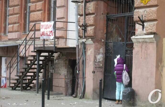 Дом на Ольгиевской, 17, пострадавший от непогоды2