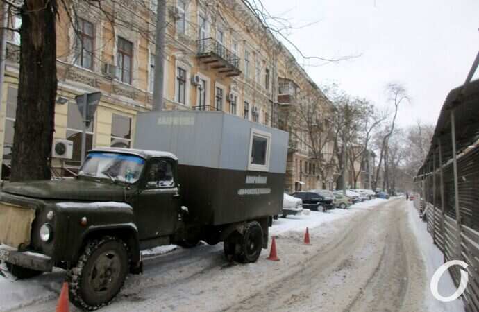 Январь в центре Одессы10