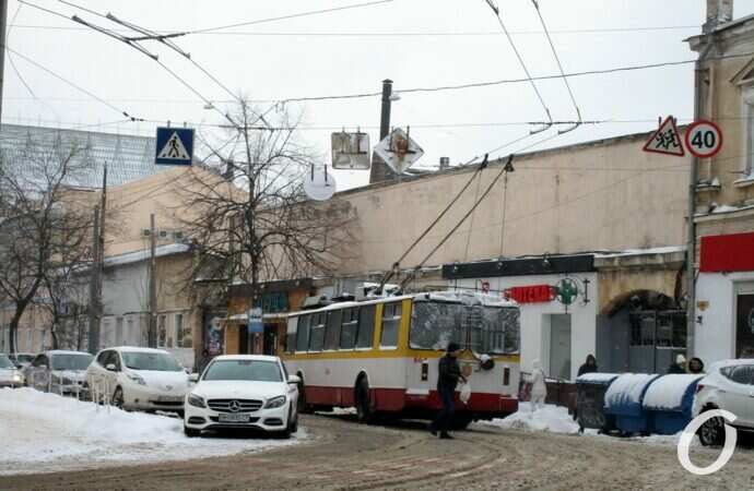 Январь в центре Одессы12