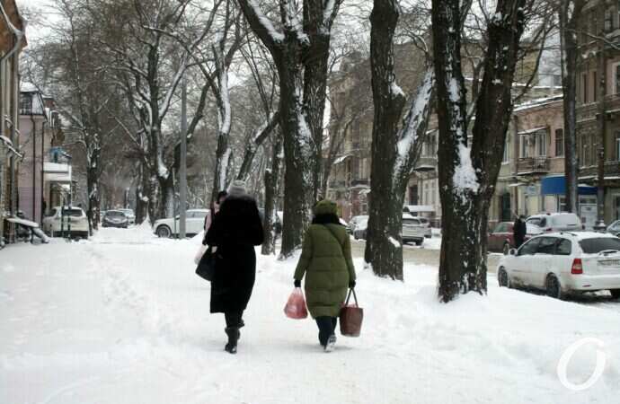 Январь в центре Одессы15