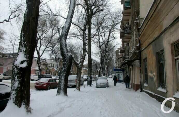 Январь в центре Одессы16