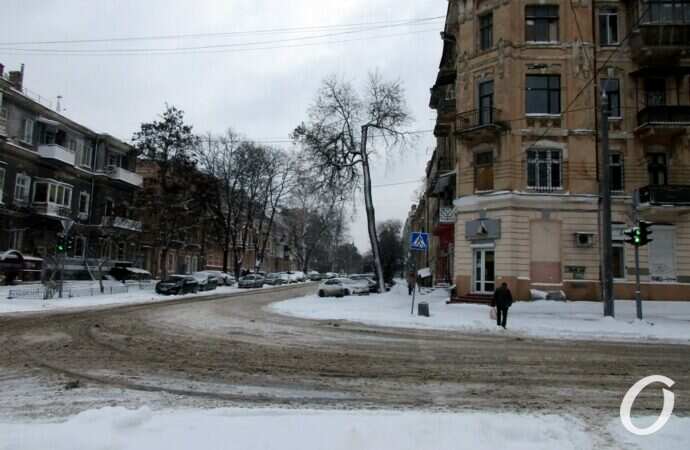 Январь в центре Одессы2