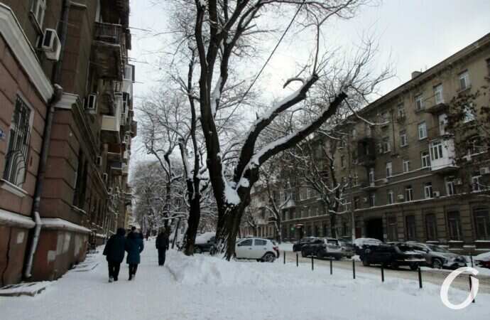 Январь в центре Одессы32