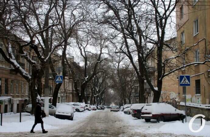 Январь в центре Одессы35