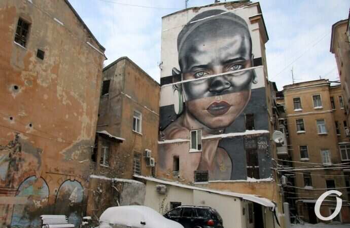 Январь в центре Одессы36