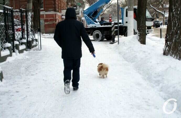 Январь в центре Одессы45