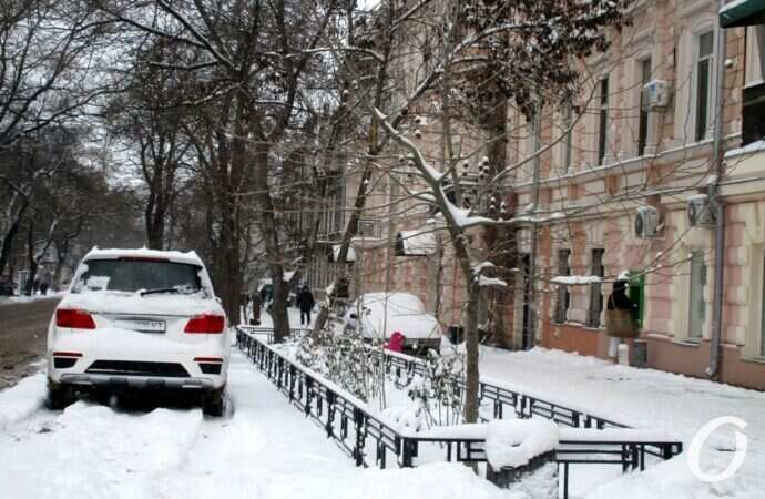 Январь в центре Одессы7