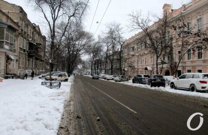 Январь в центре Одессы8