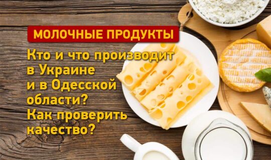 Молочные продукты в Украине и Одесской области: кто и как производит?
