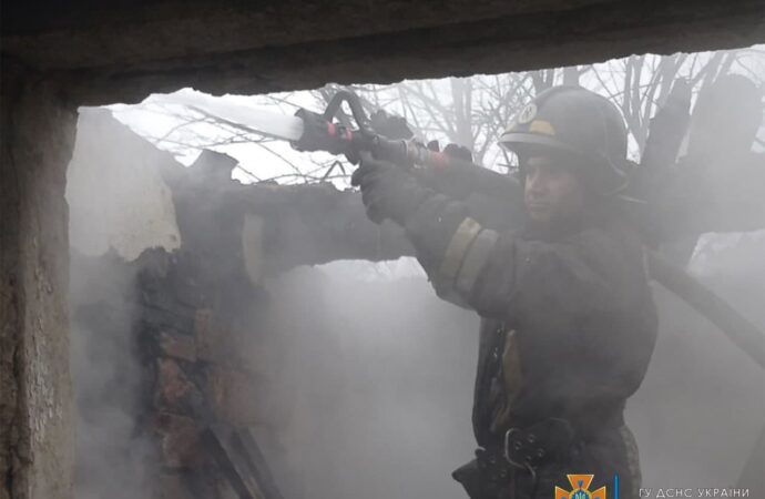 В Одесской области сгорел частный дом: пострадал хозяин