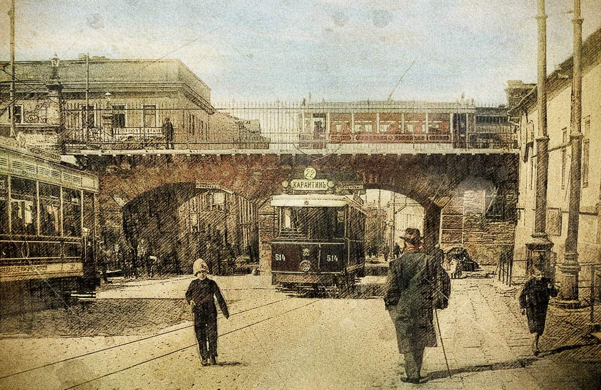 Строгановский мост. Одесса 1910 годы _ обработка_сайт