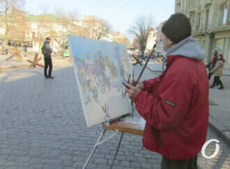 Что рисует художник на самой-самой одесской улице (фотофакт)