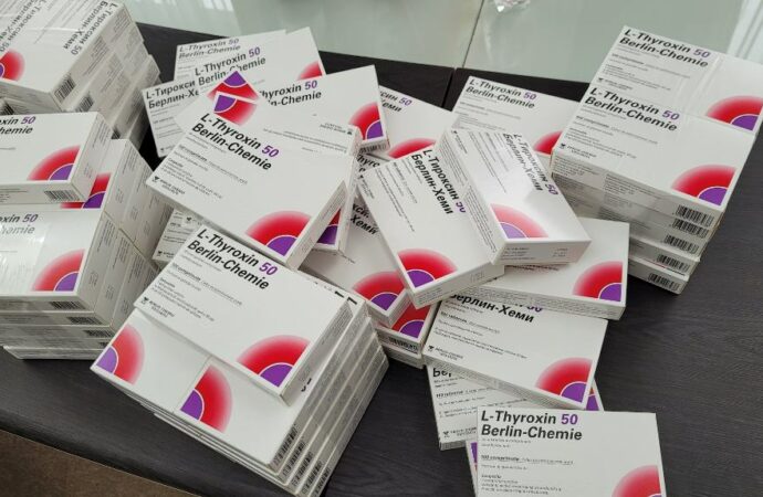 До Одеської області привезли препарат для лікування щитовидної залози